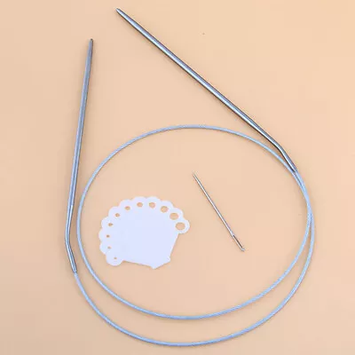 Stainless Steel Circular Knitting Needles Crochet Knitting Needles Weaving Tool • $2.31