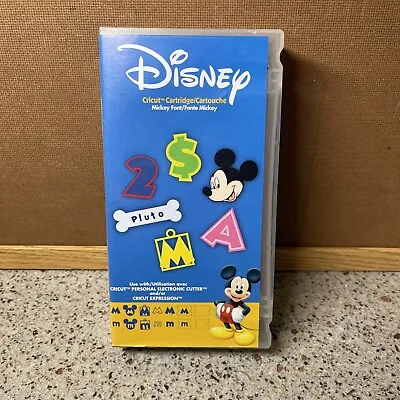 Cricut Cartridge Disney Mickey Font 29-0381 Gently Used Free Shipping • $19.99