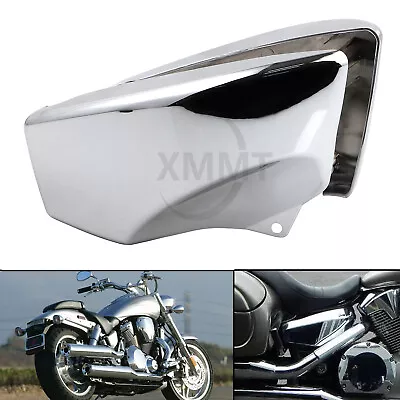 Motorcycle Battery Side Fairing Cover For Honda VTX1800 R S N T F 02-08 Chrome • $29.68