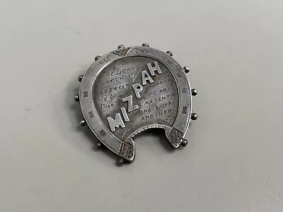 Victorian Solid Silver Mizpah Brooch - William Twigg • £20