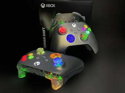 Microsoft Xbox One Controller - Lunar Shift - With Custom LED Mod  - Great GIFT • $126