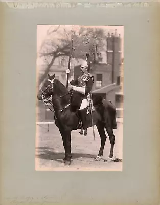 £174.88 • Buy Corporal Major, Standard Bearer, Royal Horse Guards Vintage Print, Milita Costume