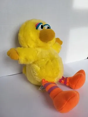 Vintage 80's Hasbro Softies Sesame Street Baby Big Bird 12  Plush Stuffy • $9.99