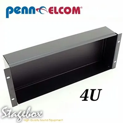 Penn Elcom 4U Plain Rack Panel Back Box R2680-4U • £79.52