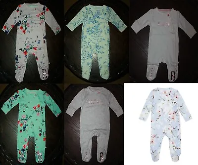 £9.99 • Buy Ted Baker Baby Girl Cotton Jersey Floral Bodysuit Romper Babygrow Sleepsuit Top