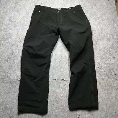 Kuhl Destroyr Pants Mens 38x30 Black Hiking Performance Nylon Logo Softshell • $49.95