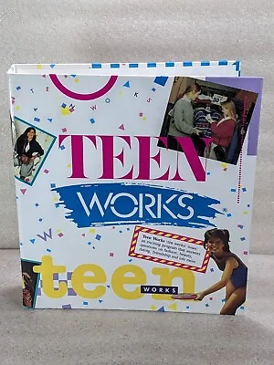 Teen Works Fashion Beauty Dating Friendship Binder Only • $17.09