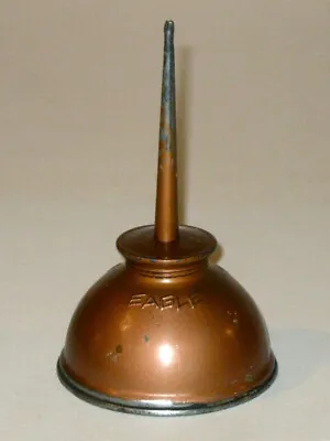 Vintage EAGLE Thumb Oiler! COPPER Color Advertising TIN OIL CAN With Spout! • $14.99