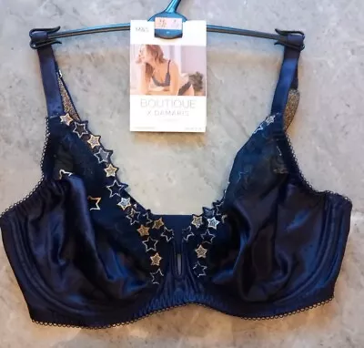 32F Bra M&S BOUTIQUE X Damaris Astrid Wired Plunge Bra • £8.09