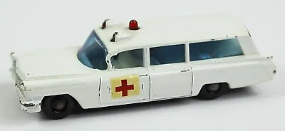 Vintage Matchbox S & S CADILLAC AMBULANCE Series No 54 Made In England 1960s • $28.04