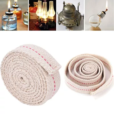 Lamp Accessories Cotton Core Flat Lamp Wick Kerosene Lamp Wick Oil Lamp Making • £3.38