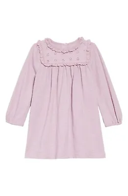 Boden Baby Girls Broderie Dress Pink Blue Lilac New 0-3-6-12-18-24 2-3-4 New! • £10.99