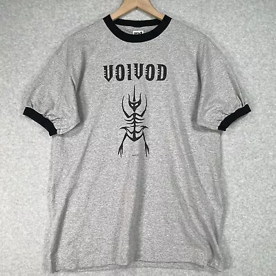 Vintage Voivod Shirt Adult L Gray Multiverse Concert Tour 2003 Made In USA • $31.49