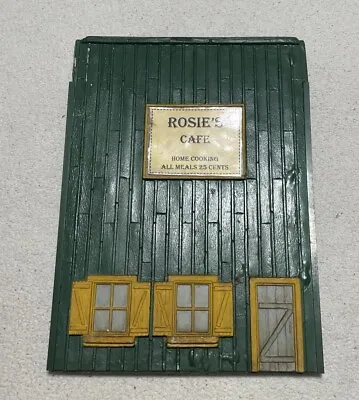 G Scale Model Train Building Store Front Rosie's Cafe Vintage • $20.99