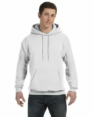 Hanes Men's EcoSmart Pullover Fleece Hoodie W/ Muff Pocket Solid  S-4XL P170 • $16.99