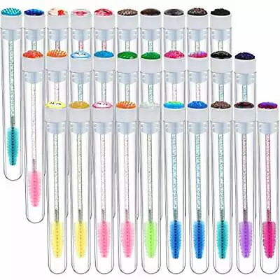 60 Pieces Disposable Mascara Wands Set Includes 30  Assorted Pattern Names  • $12.92