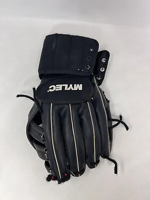 Mylec GM540 Black Left Hand Hockey Goalie Glove Flex Action VTG Cowhide Vintage • $34.99