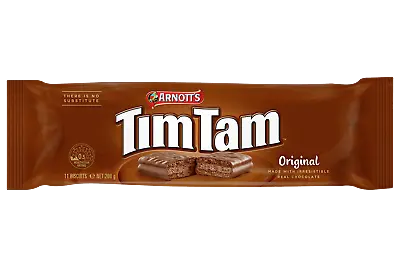 Arnott's Tim Tam Original Chocolate Biscuit 200g Tim-Tam - Free Shipping AU • $13.25