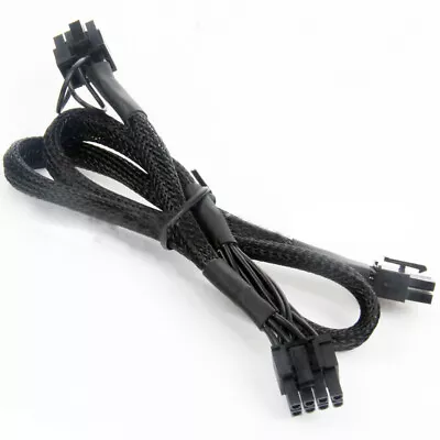 8 Pin To Dual 8 Pin (6+2) Pin PCIe Modular Power Supply Cable UK • £5.26