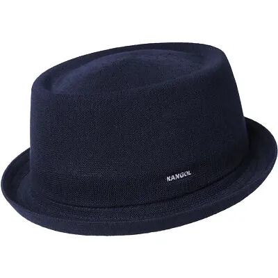 Kangol Original Pork Pie Hat Hats Mowbray Bamboo Player Blue New Trend • $73.34