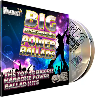 Power Ballads Karaoke. Mr Entertainer Big Hits Double CD+G/CDG Disc Set. Rock • £12.95