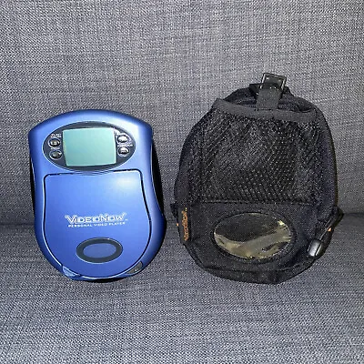 2003 Video Now Personal Video Player Hasbro BLUE PORTABLE TV GAME W/ Case WORKS • $19.99