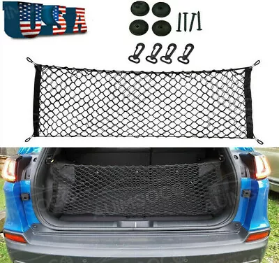 $28.66 • Buy Parts Accessories SUV Car Trunk Cargo Net Holder Elastic Mesh Organizer Truck