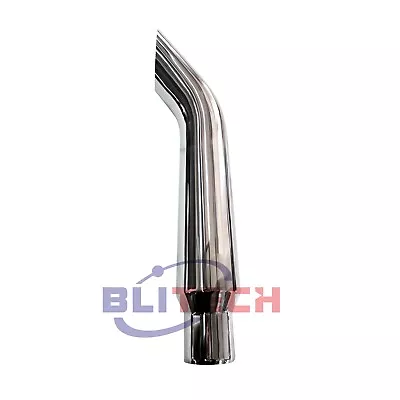 6 -5  X 60  OD Bull Horn Chrome Exhaust Stack Pipe Kenworth Freightliner Peter • $189.99