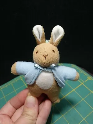 VINTAGE EDEN TOYS BEATRIX POTTER PETER RABBIT Mini 4  Bunny Plush Toy Small Doll • $13