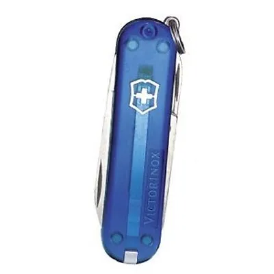 New Swiss Army 0.6223.t2-033-x 54212 Sapphire Classic Victorinox Knife New  • $21.99