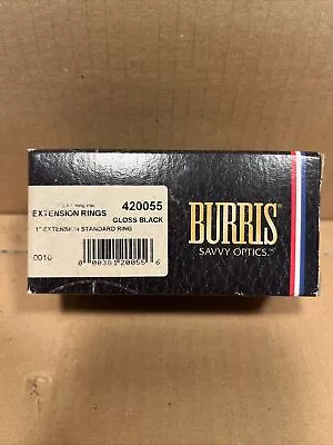 Burris 1” Extension Standard Ring 420055 Gloss Black • $25