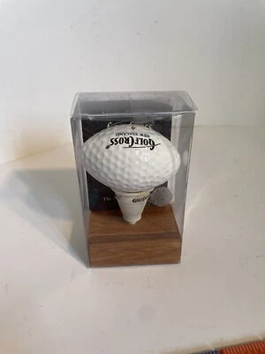 £9.99 • Buy Vinatge New Zealand Golf Cross Mounted Ball & Tee Display Set