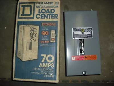 SQUARE D Q02-4L70S Load Center 70 Amp  120/240V 1 PH • $40