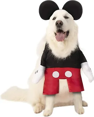 Mickey Mouse Disney Big Dog Cute Funny Fancy Dress Up Halloween Pet Costume • $34.57