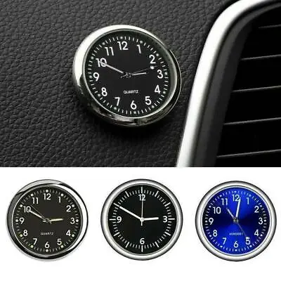 1x Mini Accessories Quartz Analog Watch Stick-On Clock For Car Motorcycle Bike • $6.90