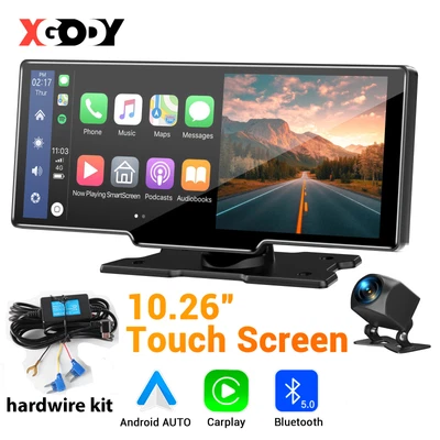 $155.99 • Buy Dash Cam Reverse Camera Wireless CarPlay Android Video Recorder 24h Parking Mode