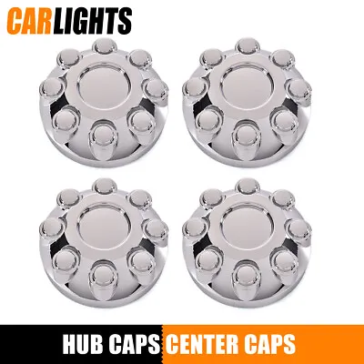 4x Chrome 17  Wheel Center Hub Caps 8 Lug Covers Fit For 2003-13 Ram 2500 3500 • $72.80