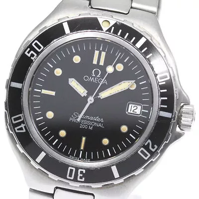 OMEGA Seamaster200 Date Black Dial Quartz Men's Watch_770723 • $1163.99