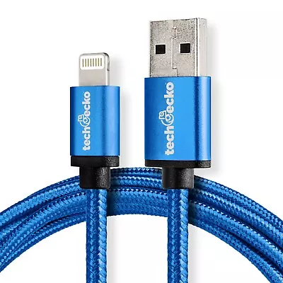 Heavy Duty Braided USB Charger Cable For IPhone 14 13 12 11 XR X SE 8 7 6s IPad • £6.99