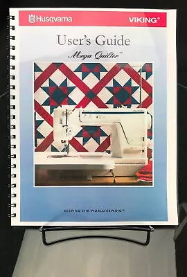 Husqvarna Viking Mega Quilter 1200 Manual: Protective Covers 41 Pages • $16.99