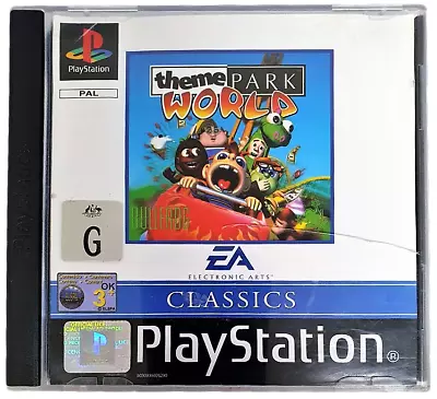 Theme Park World *Classics* PS1 PS2 PS3 PAL *Complete* • $29.90