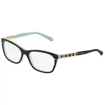 TIFFANY & CO . Eyeglasses - TF2102 8055 - Tiffany Powder Blue / Black - Womens • $243