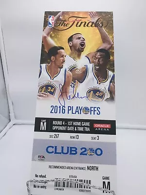 STEVE KERR SIGNED GOLDEN STATE WARRIORS  Finals MEGA TICKET PSA DNA  • $199.99