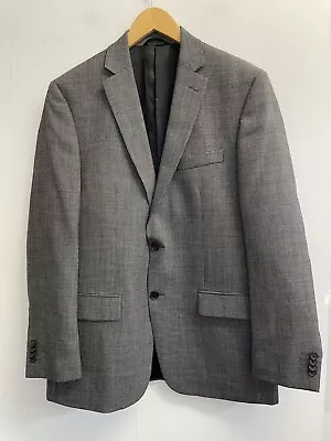 Marc Anthony Men’s 42R Wool Black Houndstooth Suit Sports Coat Blazer Jacket • $23.10