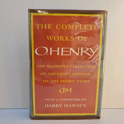 The Complete Works Of O'Henry Volume I Hardcover Doubleday 1953 Vintage GC • $12.50