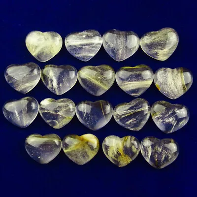 18Pcs 18x15x5mm Volcano Cherry Quartz Heart Cab Cabochon SJ97705 • $16.37