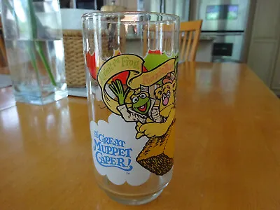McDonald's Collector's Glass: The Great Muppet Caper 1981 Balloon Image W/Kermit • $2.95