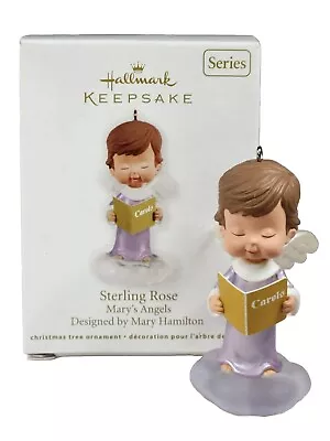 Hallmark Ornament  Mary's Angels #25 Sterling Rose 2012. • $15