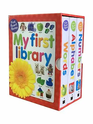 £6.92 • Buy Early Learning First Board Books Words And Pictures Slipcase