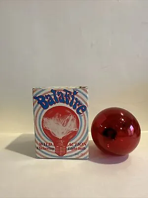 Vintage Kyp-Go BalaFire Red Light Bulb Flicker Flame Oscillating Carbon Filament • $124.99